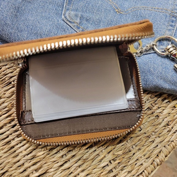 Brown Leather Wallet with Chain - Picture 4 of 13